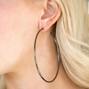 Meet your maker black earrings